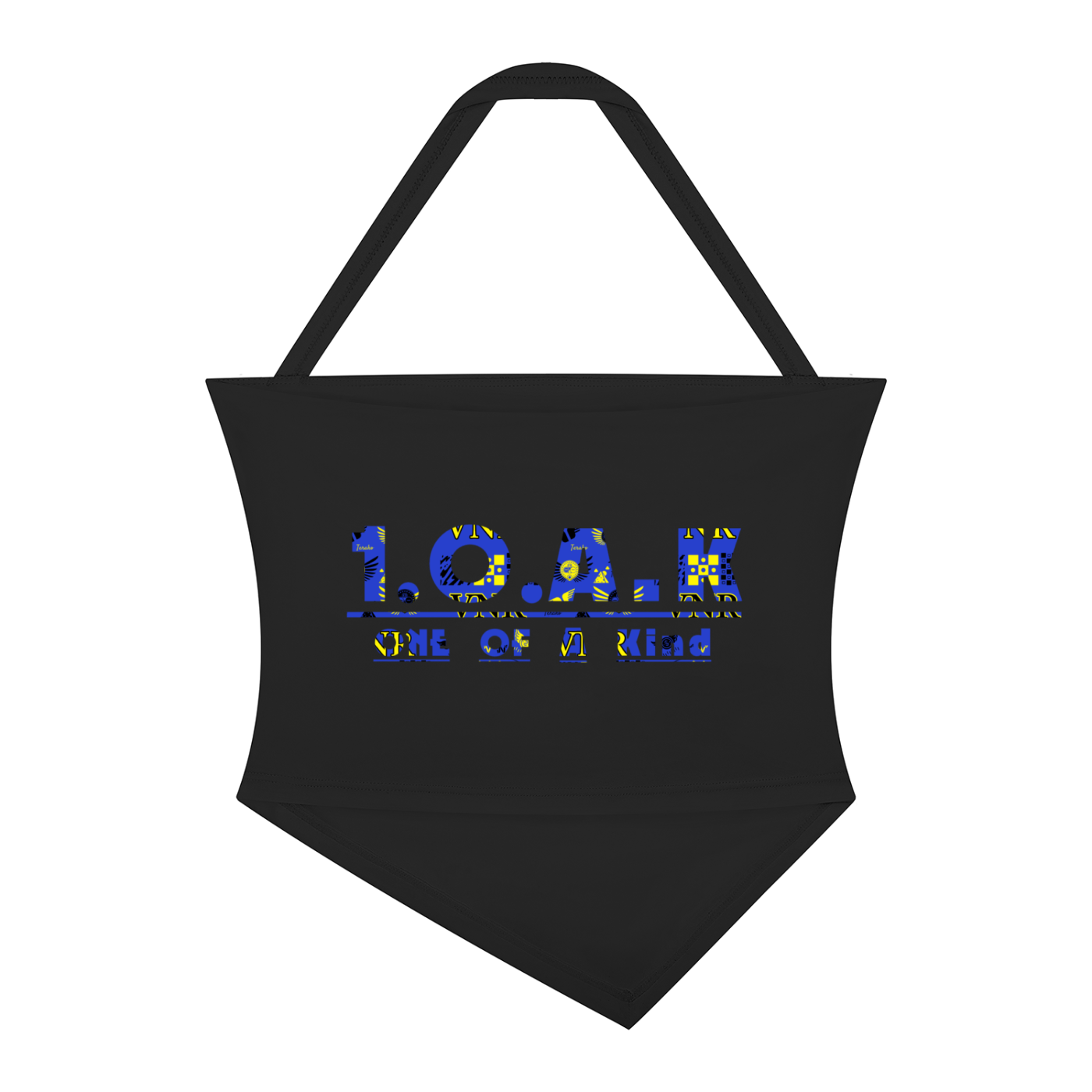 1.O.A.K Women’s Ruched Halter Neck Yoga Tank Top