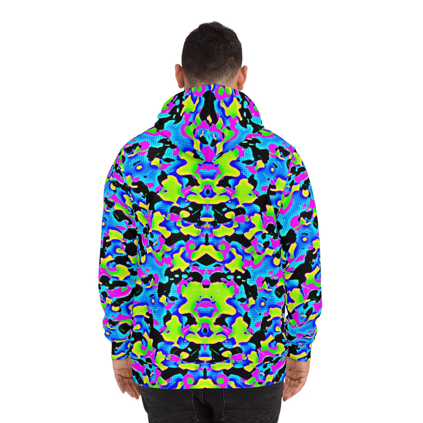 Copy of Copy of Copy of Copy of Copy of Copy of Boho Pharaoh Hoodie, Unique Graphic Hoodie, Egyptian Style Fashion, Colorful AOP Pullover, Perfect Gift for Art Lovers