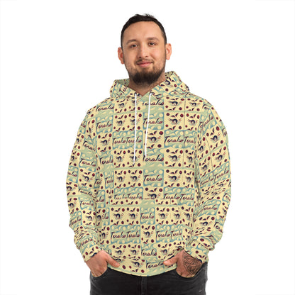 Copy of Copy of Copy of Copy of Copy of Copy of Copy of Boho Pharaoh Hoodie, Unique Graphic Hoodie, Egyptian Style Fashion, Colorful AOP Pullover, Perfect Gift for Art Lovers